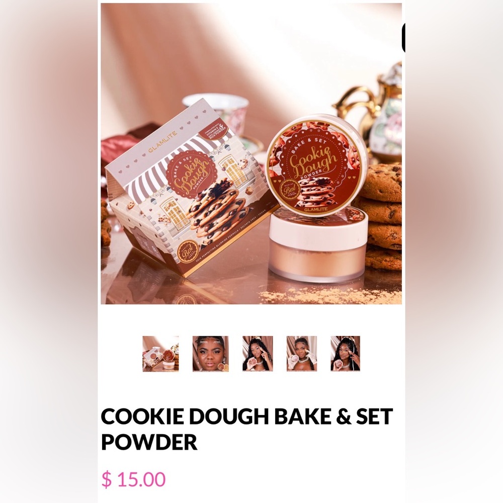 GLAMLITE Cookie Dough Setting Powder